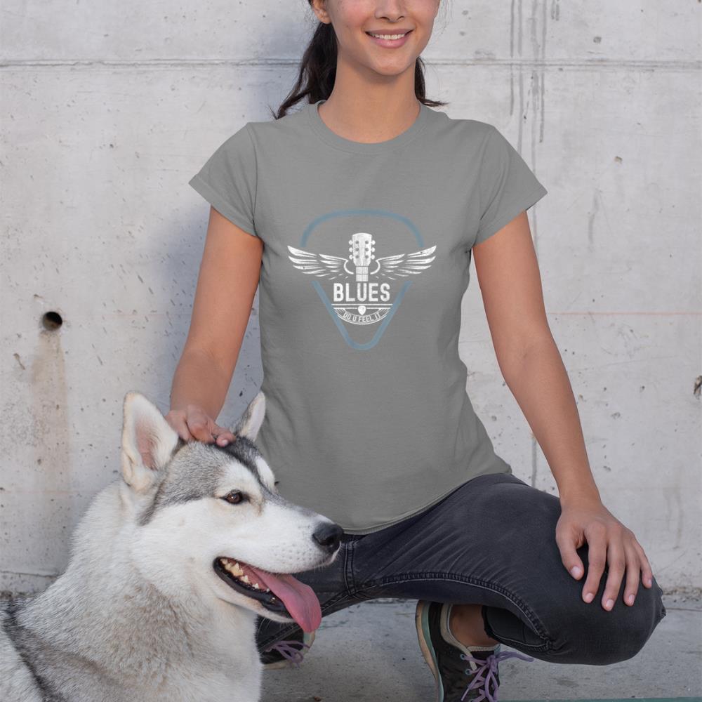 Blues Music Guitar Player Vintage Look Guitar T-Shirt