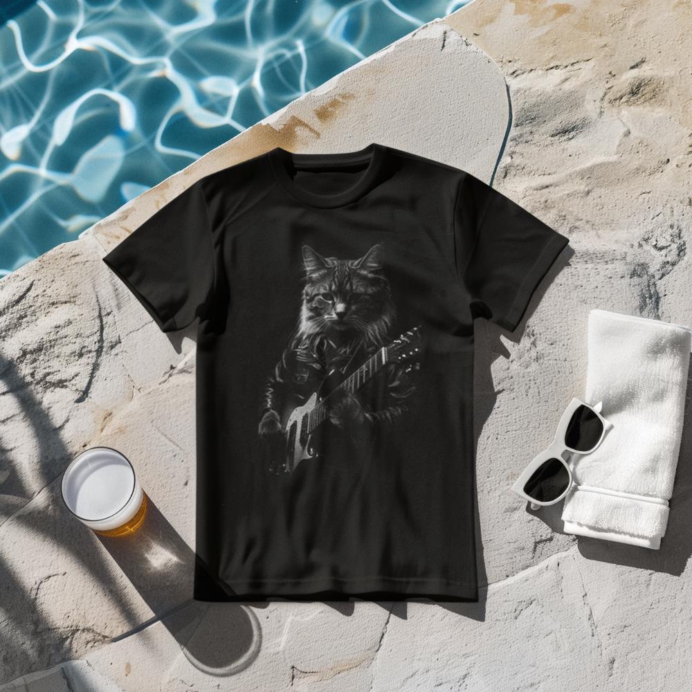 Cat Electric Guitar T-Shirt