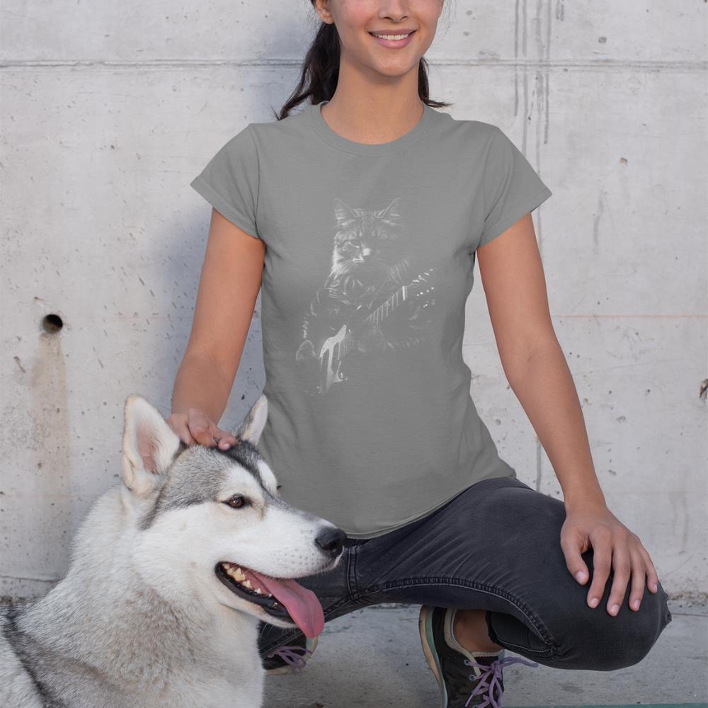 Cat Electric Guitar T-Shirt