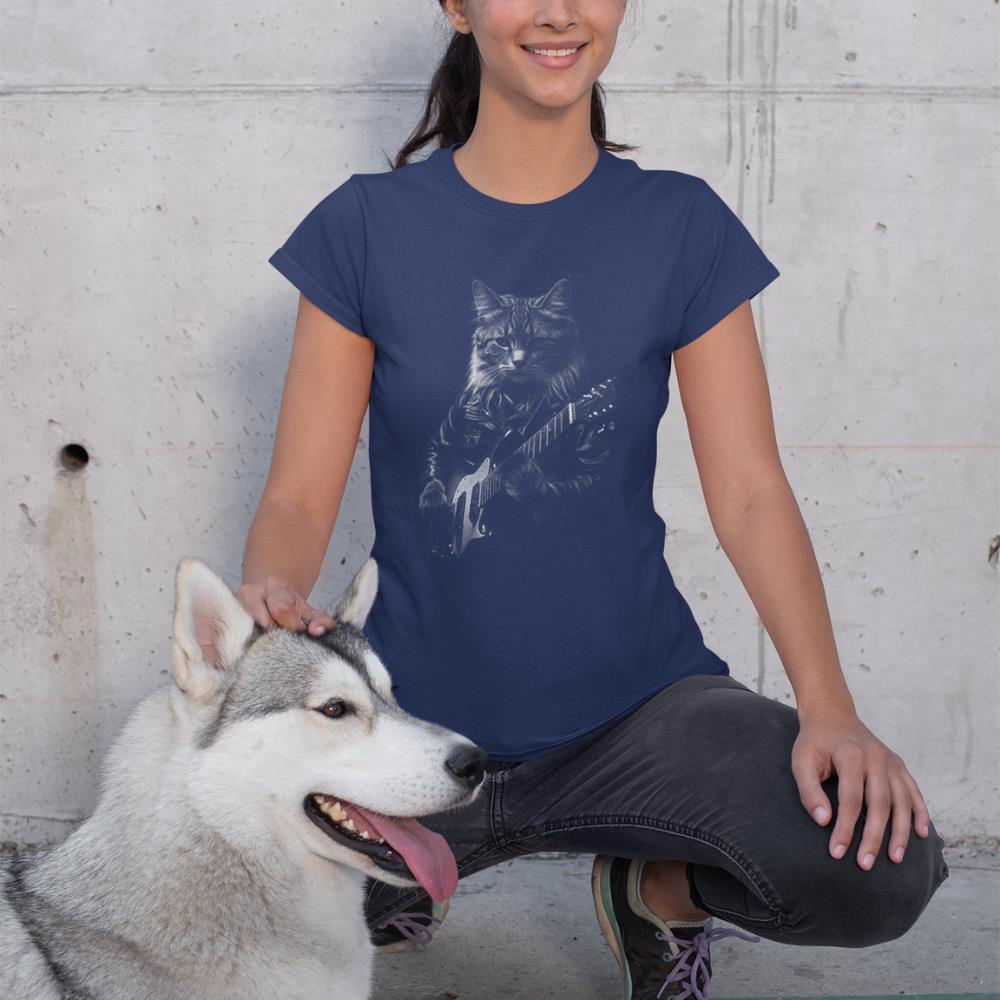 Cat Electric Guitar T-Shirt