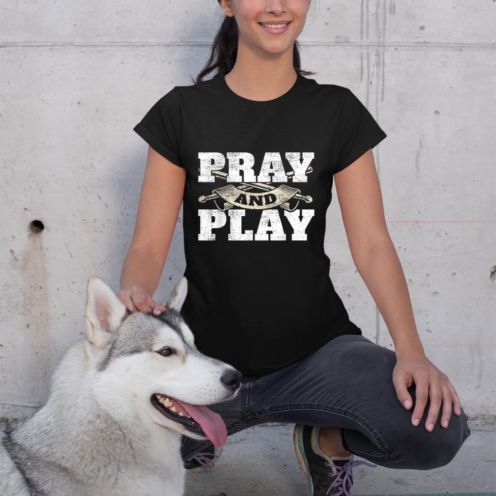 Christian Worship Band Pray &amp; Play Drums Christian Drummer T-Shirt