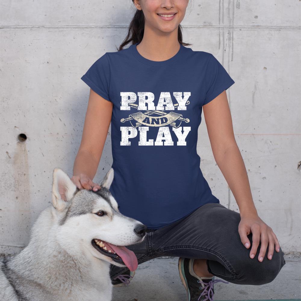 Christian Worship Band Pray &amp; Play Drums Christian Drummer T-Shirt