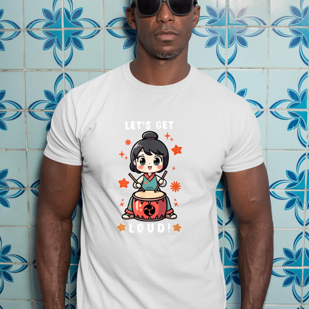 Cute Kawaii Taiko Drummer Women Girls Taiko Lovers Players T-Shirt