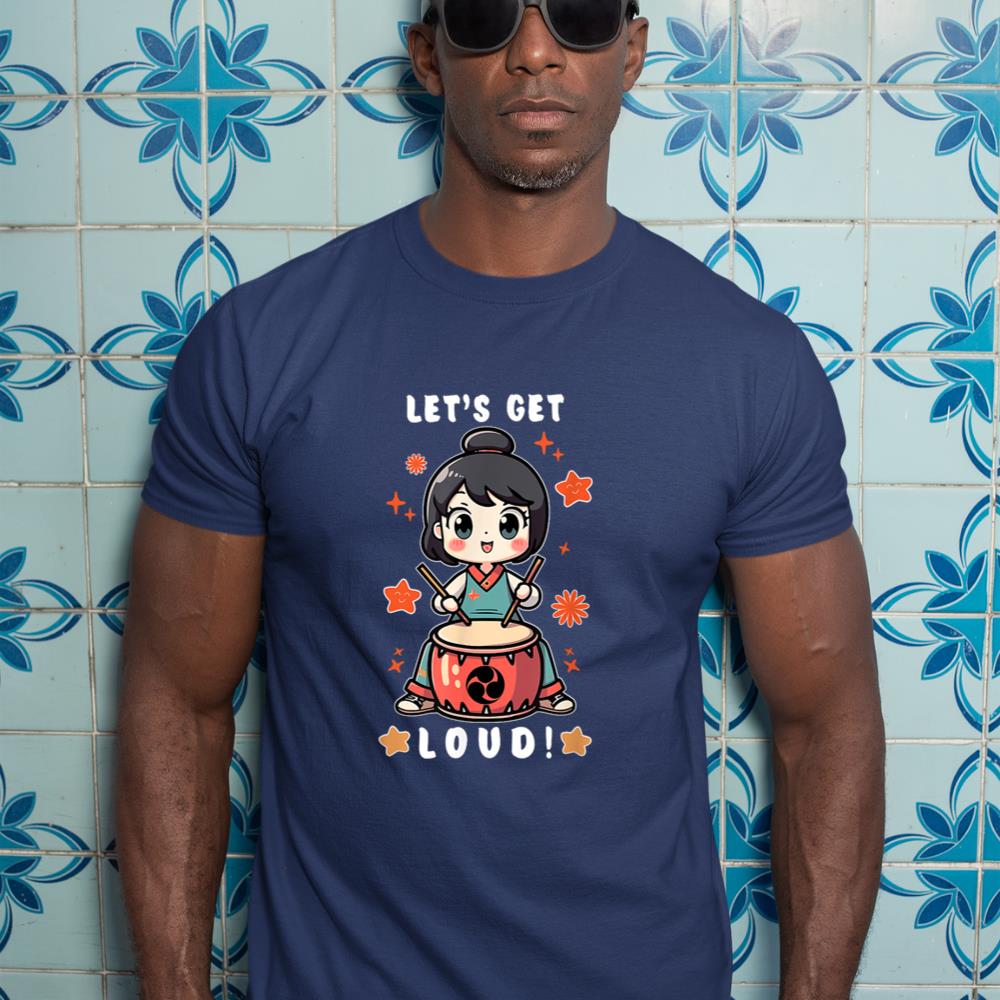 Cute Kawaii Taiko Drummer Women Girls Taiko Lovers Players T-Shirt