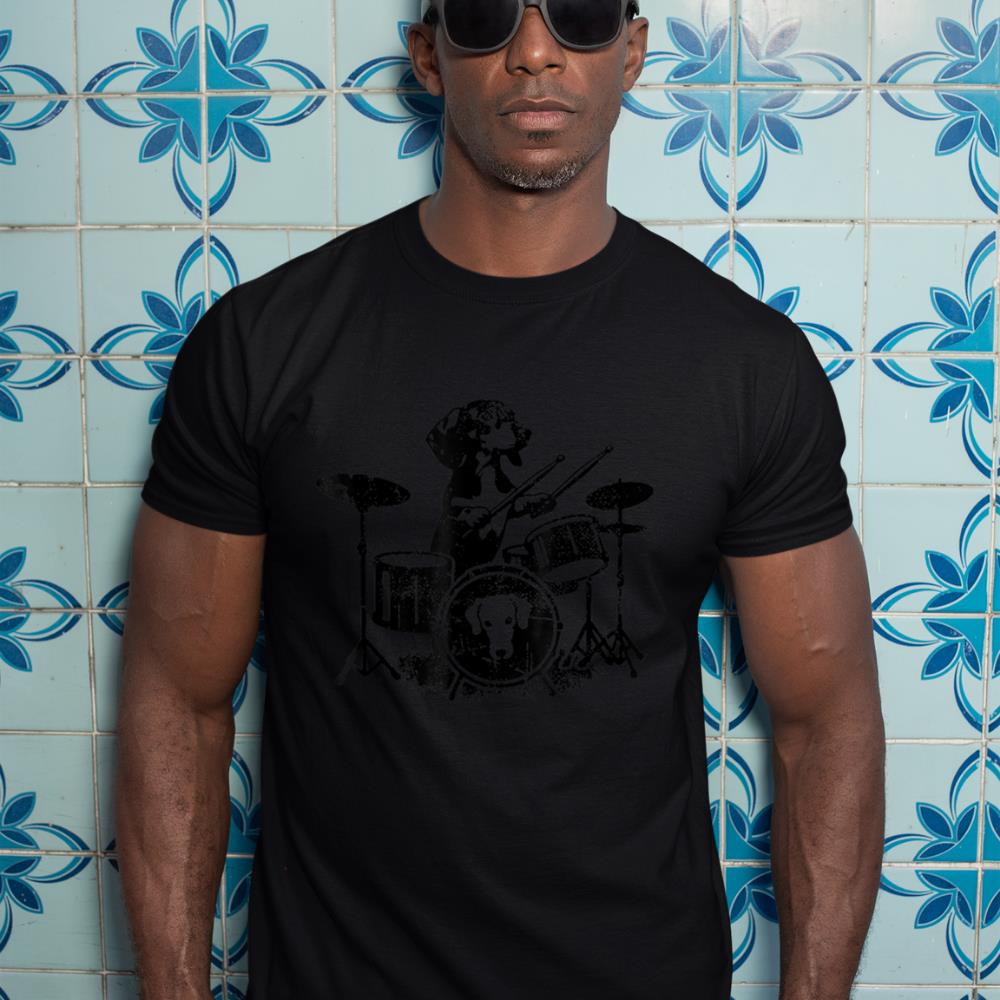 Dachshund Drum Kit Drummer T-Shirt
