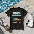 Drummer Definition - Funny Percussionist Drums Musician T-Shirt