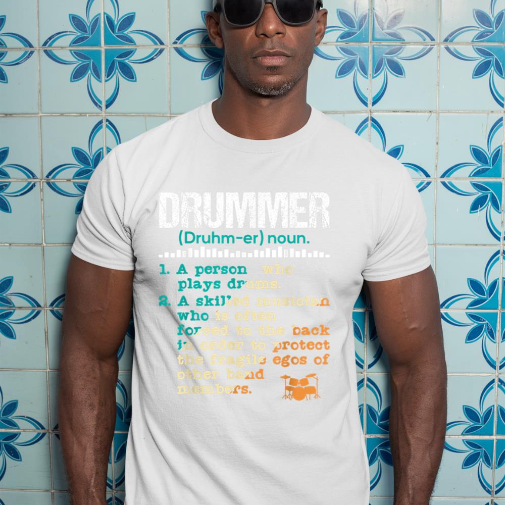 Drummer Definition - Funny Percussionist Drums Musician T-Shirt