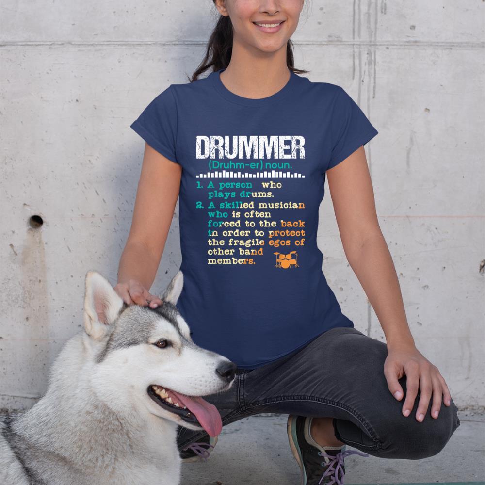 Drummer Definition - Funny Percussionist Drums Musician T-Shirt
