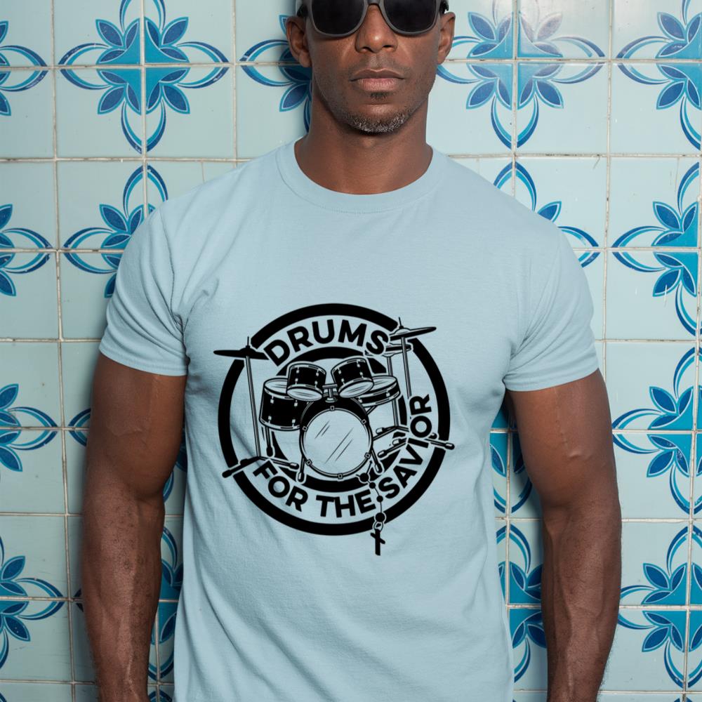 Drums For The Savior Drums Player Music Lover Worship Long Sleeve T-Shirt