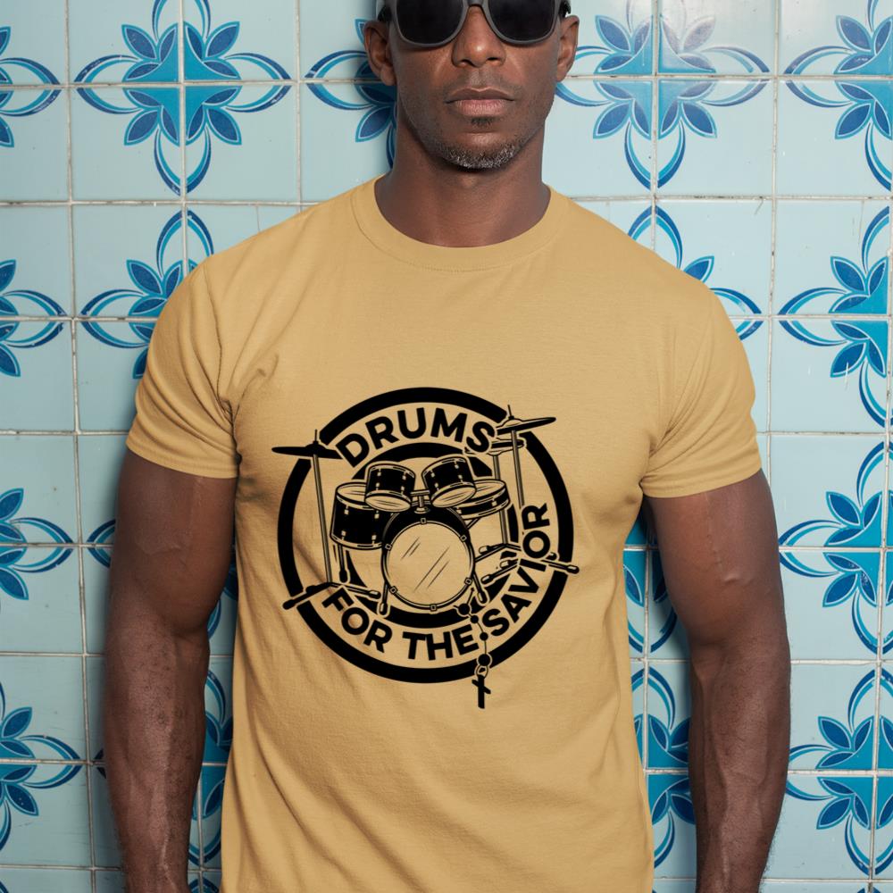 Drums For The Savior Drums Player Music Lover Worship Long Sleeve T-Shirt
