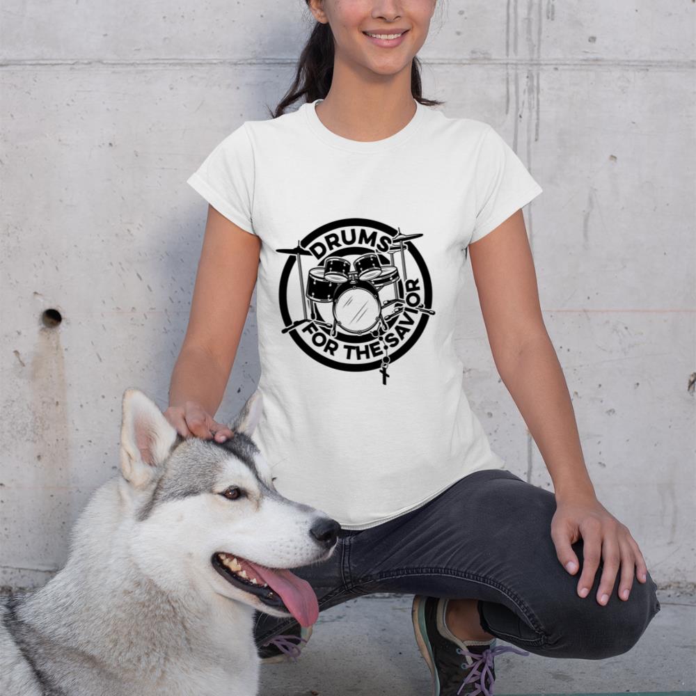 Drums For The Savior Drums Player Music Lover Worship Long Sleeve T-Shirt