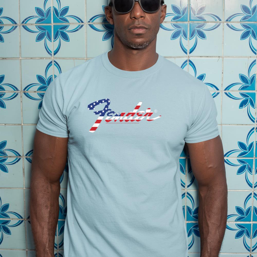 Fender American Flag Fill Logo T-Shirt