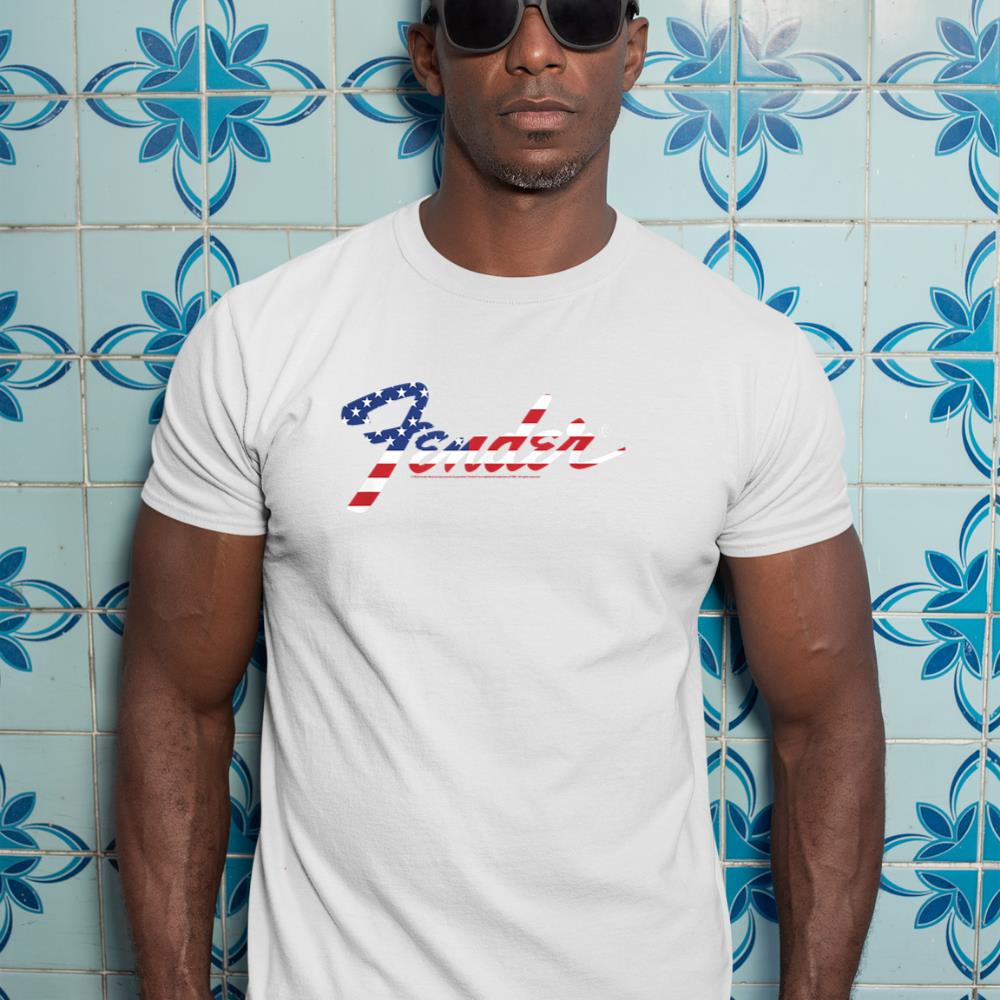 Fender American Flag Fill Logo T-Shirt