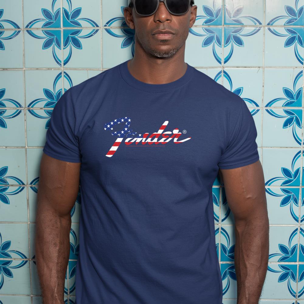 Fender American Flag Fill Logo T-Shirt