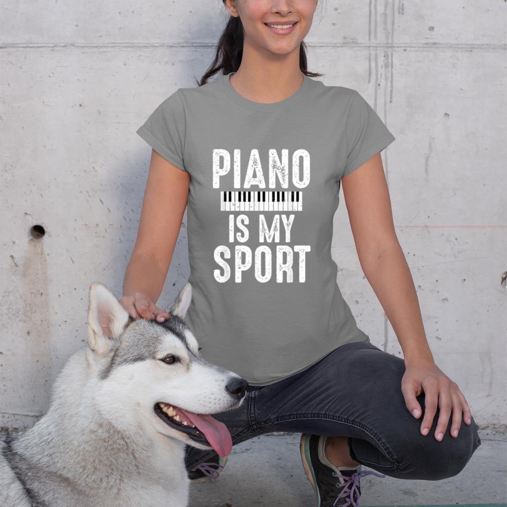 Funny Piano Player Shirt Piano Is My Sport Musician Pianist T-Shirt
