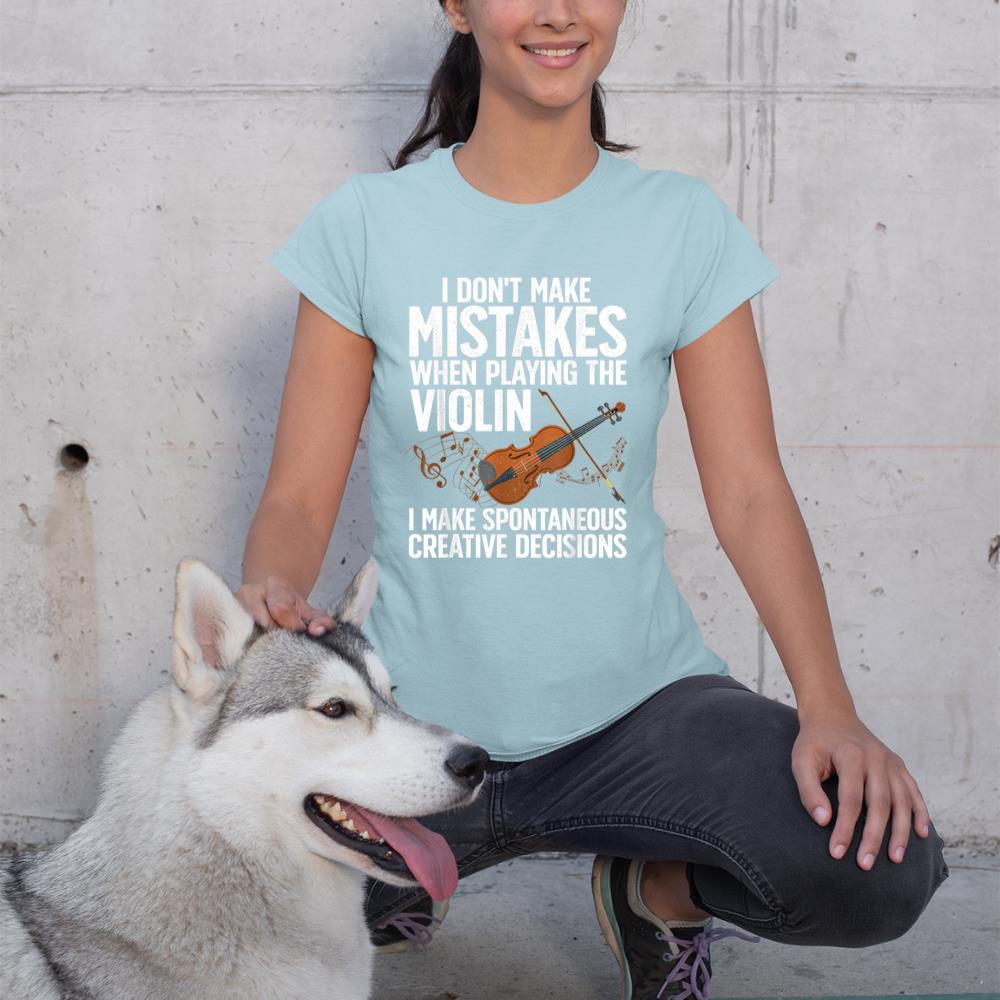 Funny Violin For Men Women Violin Player Orchestra Teacher T-Shirt