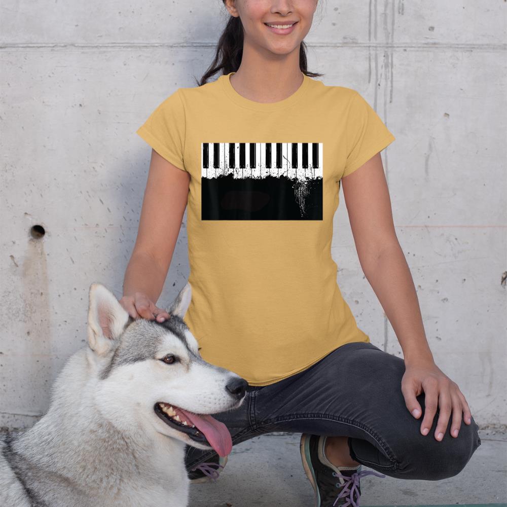 Grunge Piano T-Shirt