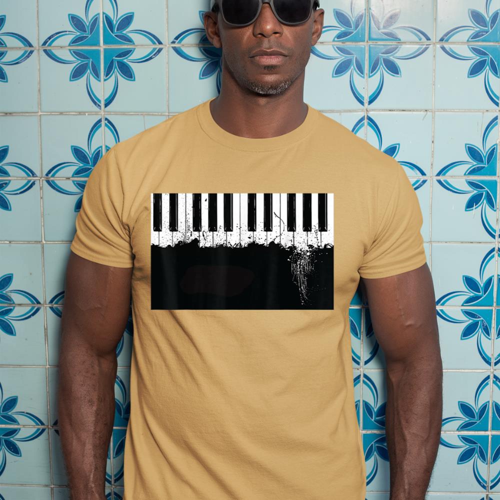 Grunge Piano T-Shirt