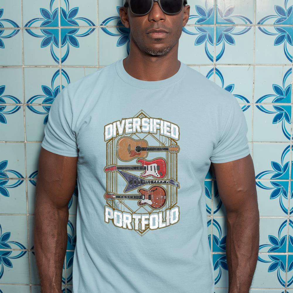 Guitarist Guitar Collector Musician - Diversified Portfolio T-Shirt