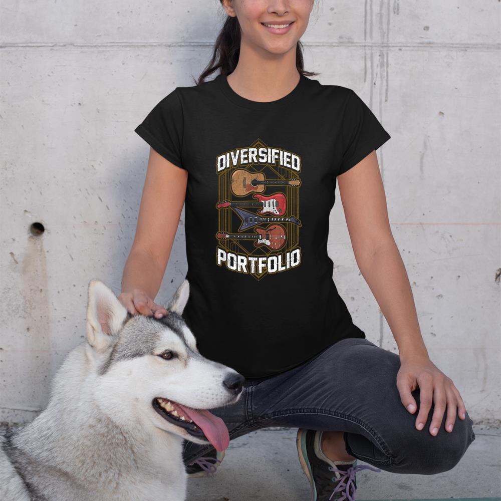 Guitarist Guitar Collector Musician - Diversified Portfolio T-Shirt