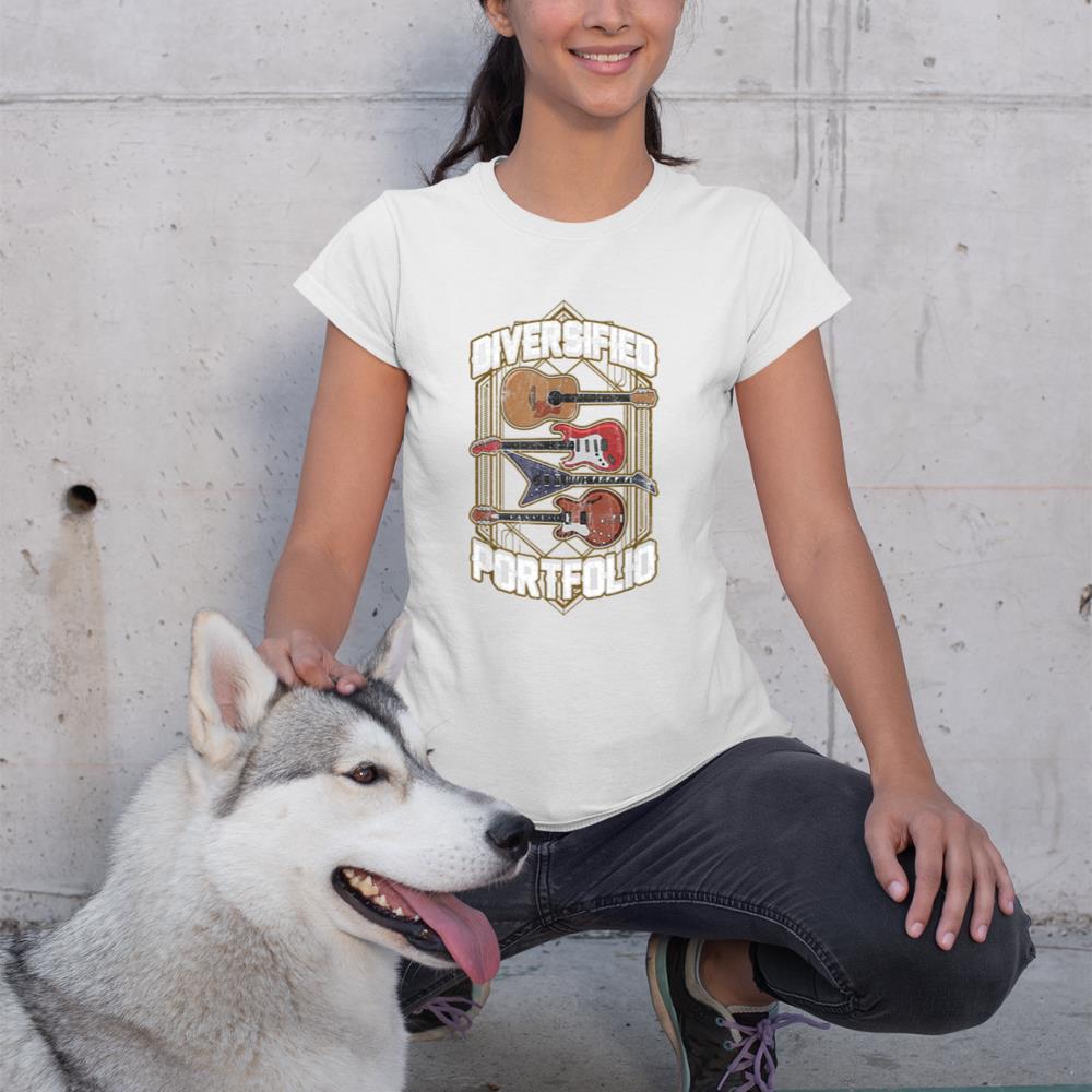 Guitarist Guitar Collector Musician - Diversified Portfolio T-Shirt