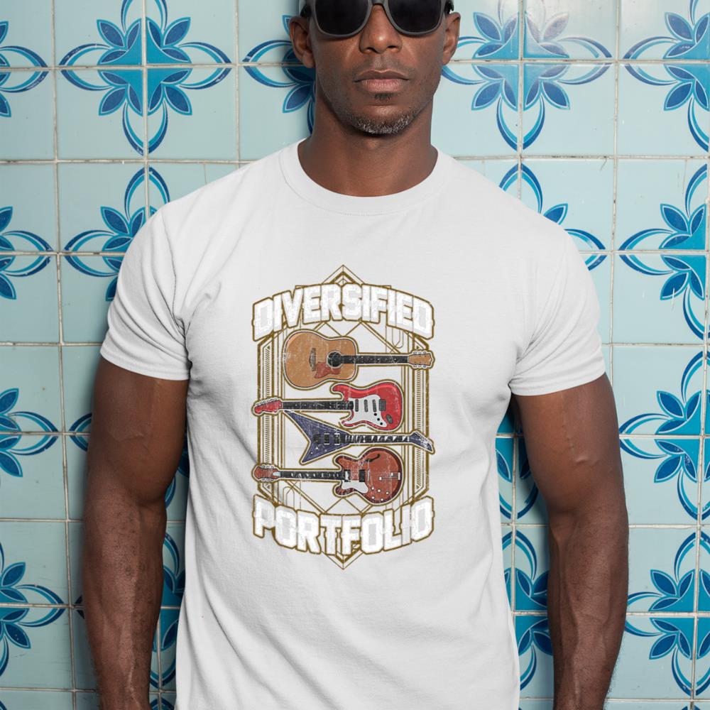 Guitarist Guitar Collector Musician - Diversified Portfolio T-Shirt