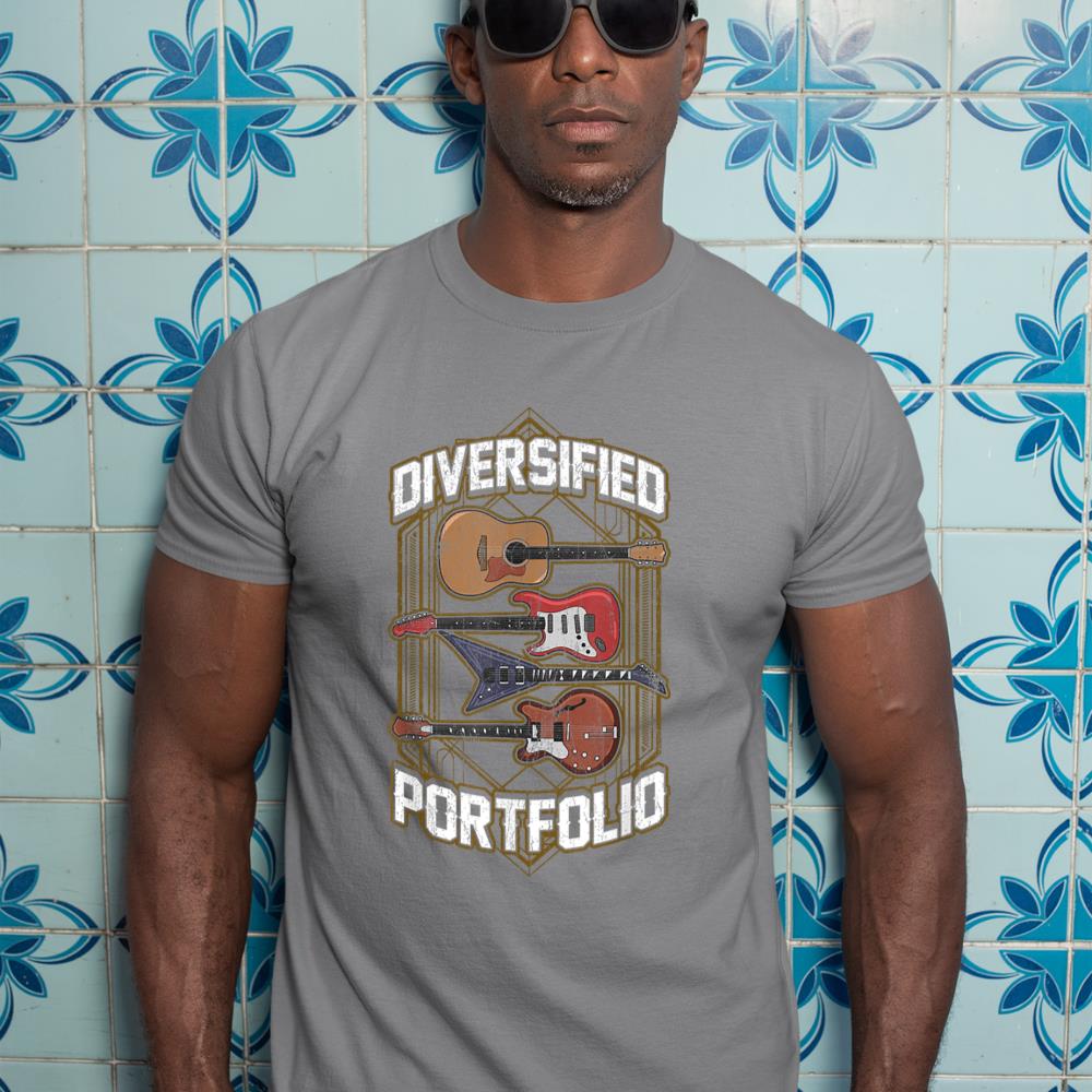 Guitarist Guitar Collector Musician - Diversified Portfolio T-Shirt