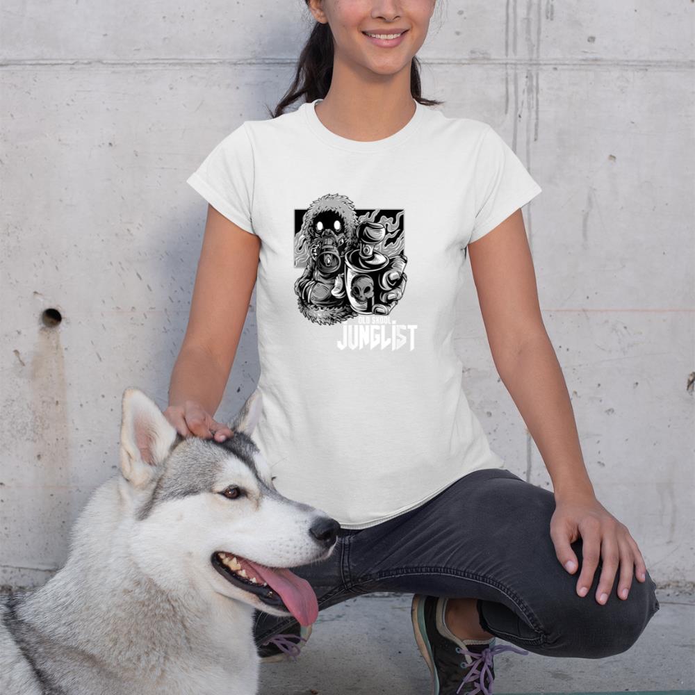 Junglist Raver Spray Can EDM Drum And Bass T-Shirt