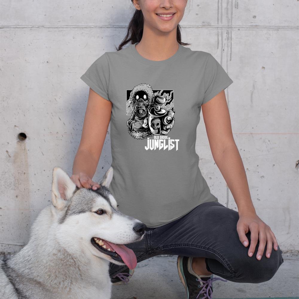 Junglist Raver Spray Can EDM Drum And Bass T-Shirt