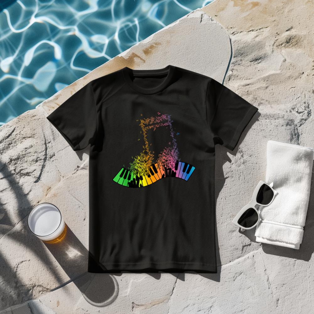 Keyboard Piano Player Funny Musician Keyboardist Gag Outfit T-Shirt