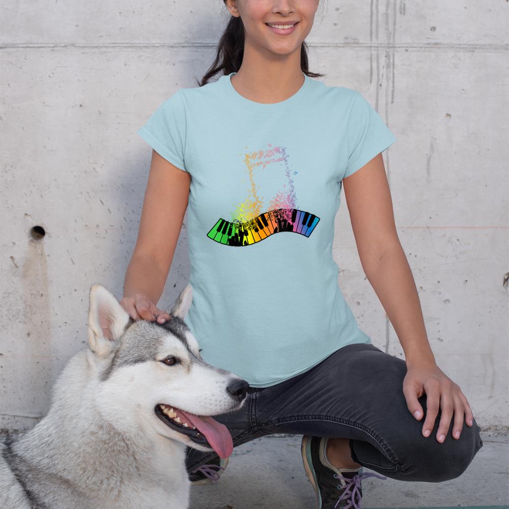 Keyboard Piano Player Funny Musician Keyboardist Gag Outfit T-Shirt