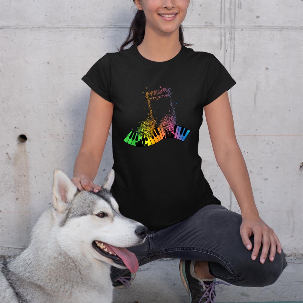 Keyboard Piano Player Funny Musician Keyboardist Gag Outfit T-Shirt