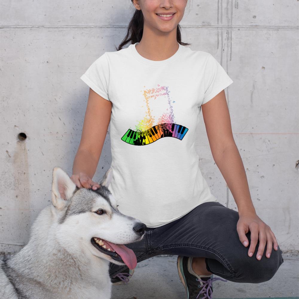 Keyboard Piano Player Funny Musician Keyboardist Gag Outfit T-Shirt