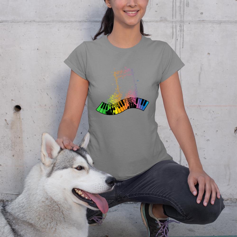 Keyboard Piano Player Funny Musician Keyboardist Gag Outfit T-Shirt