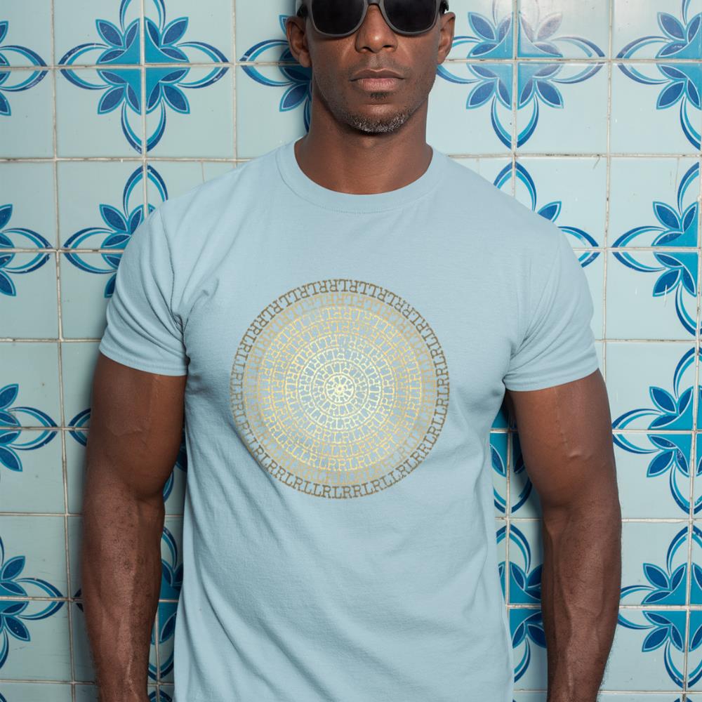 Paradiddle Variations Distressed Retro Drummer T-Shirt