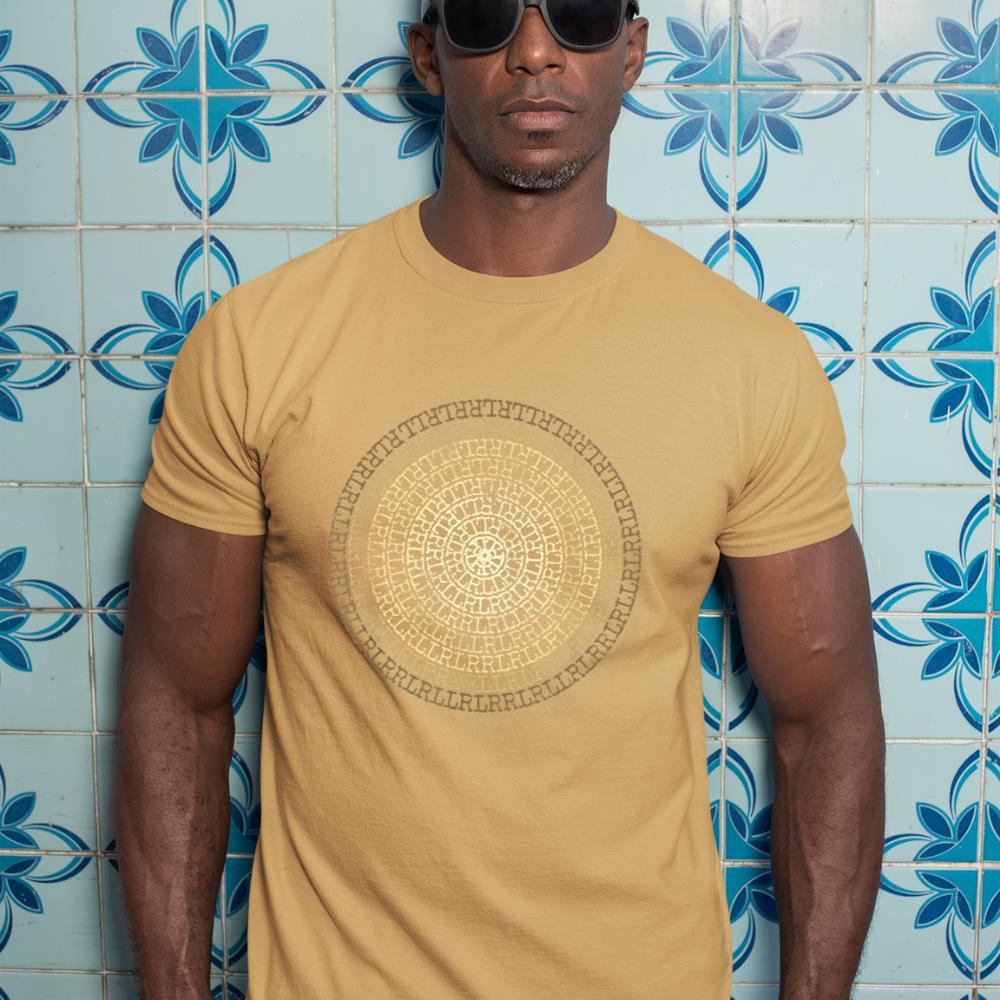 Paradiddle Variations Distressed Retro Drummer T-Shirt