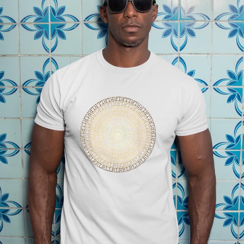 Paradiddle Variations Distressed Retro Drummer T-Shirt