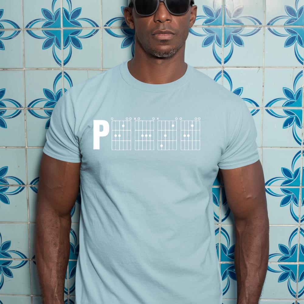 PEACE Guitar Chord Chart T-Shirt