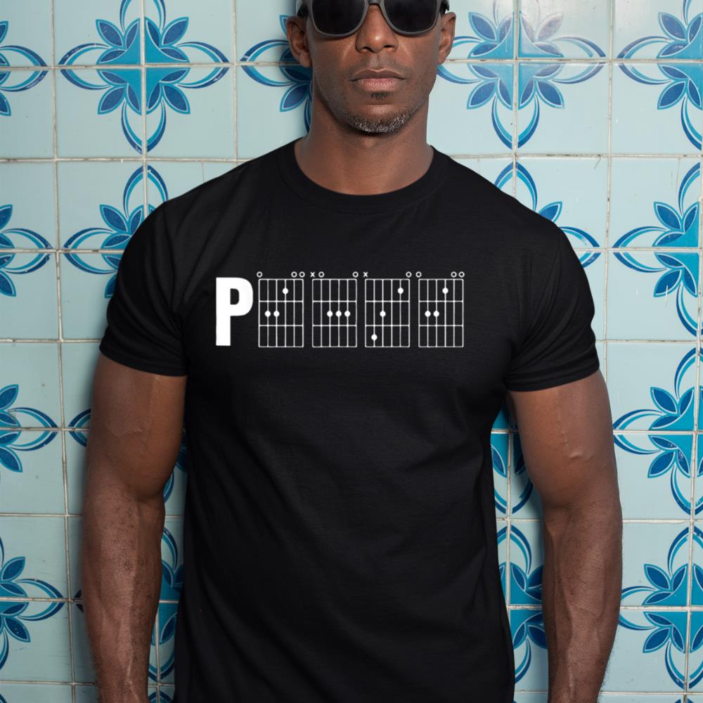 PEACE Guitar Chord Chart T-Shirt