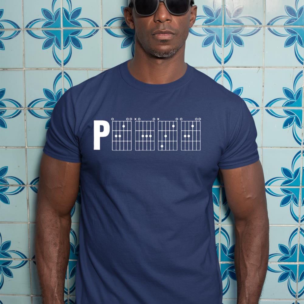 PEACE Guitar Chord Chart T-Shirt