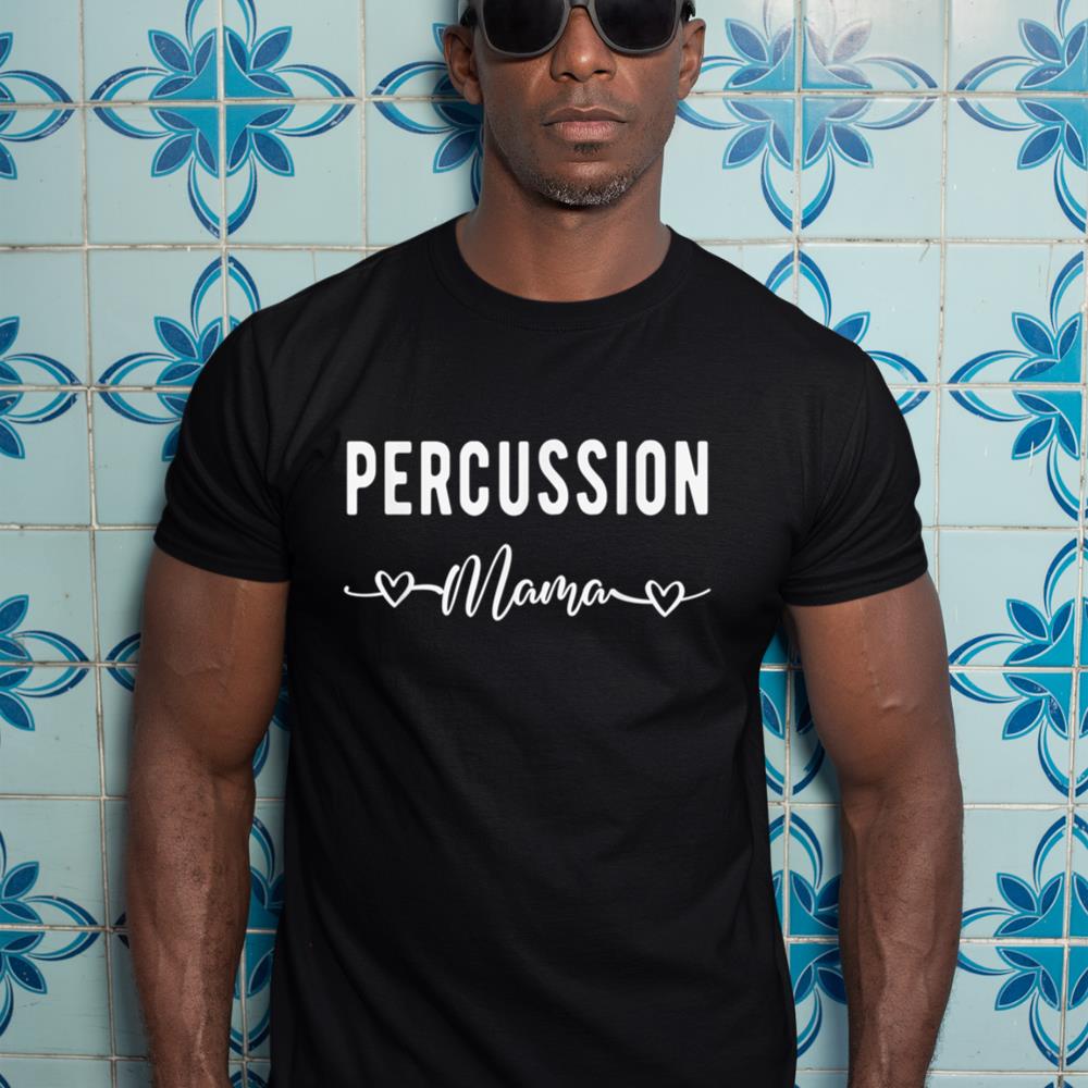 Percussion Mama Funny Drum musical instrument Drummer Mom T-Shirt