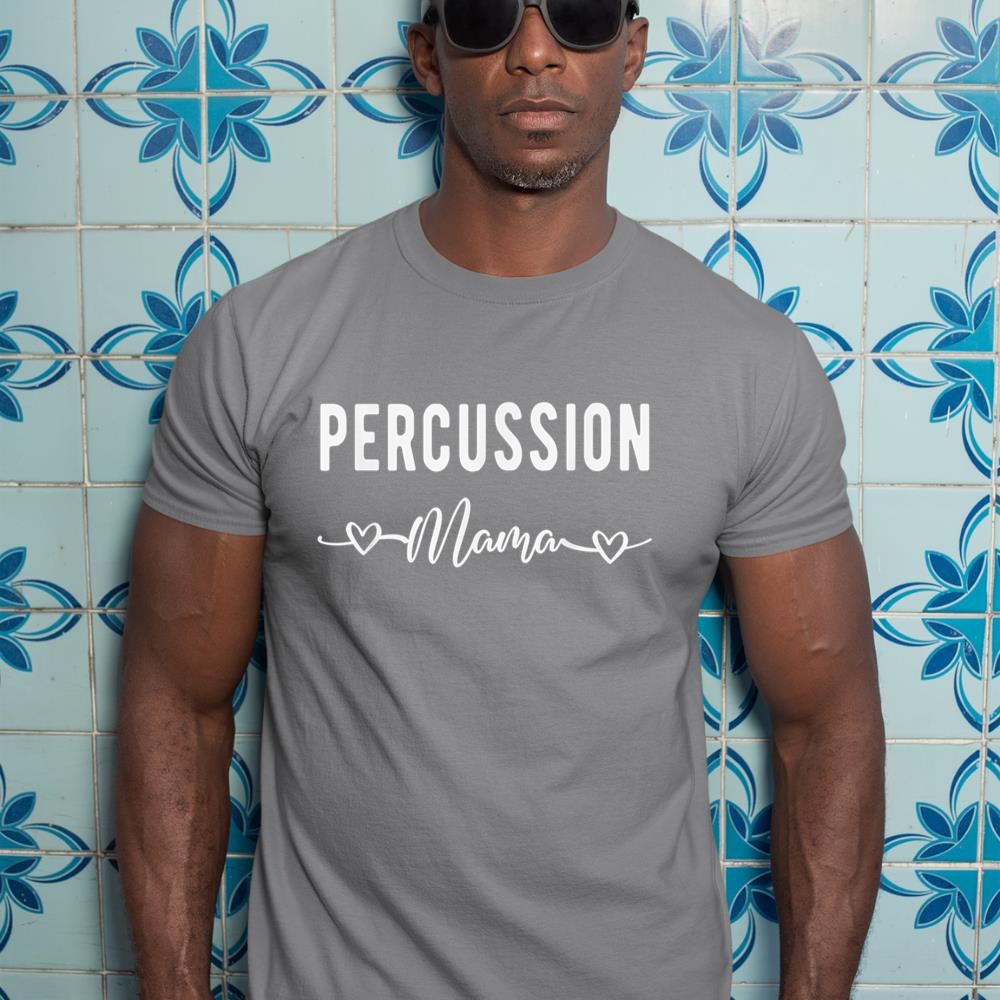 Percussion Mama Funny Drum musical instrument Drummer Mom T-Shirt