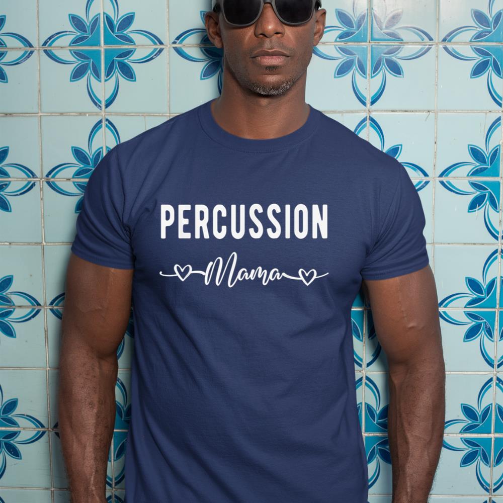 Percussion Mama Funny Drum musical instrument Drummer Mom T-Shirt