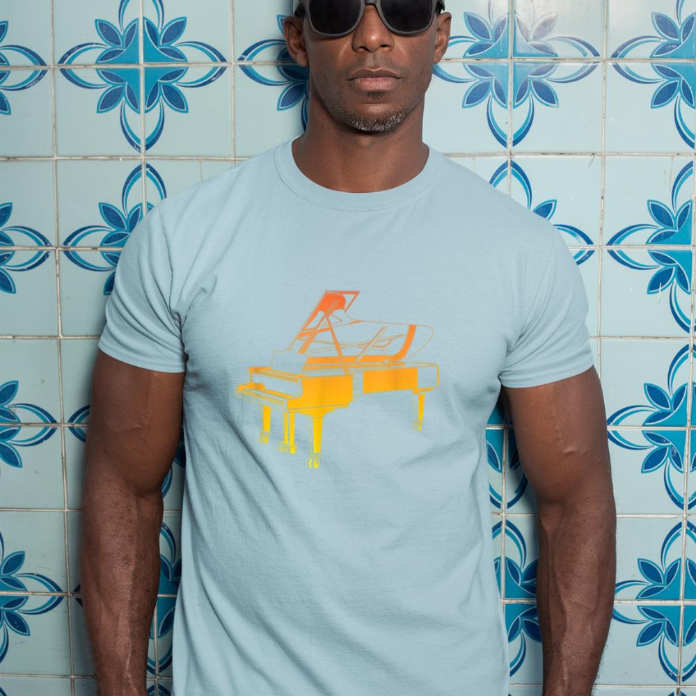 Piano Bench Musical Instrument Pianist T-Shirt