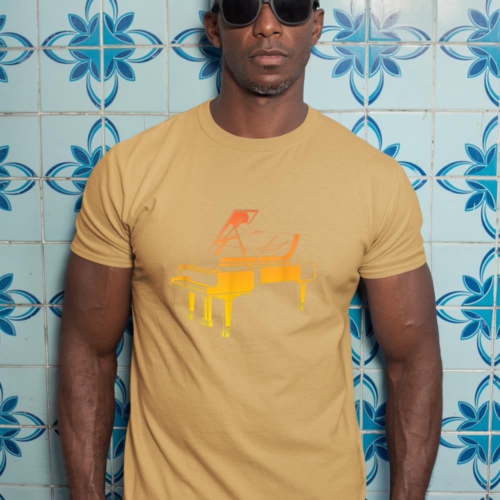 Piano Bench Musical Instrument Pianist T-Shirt