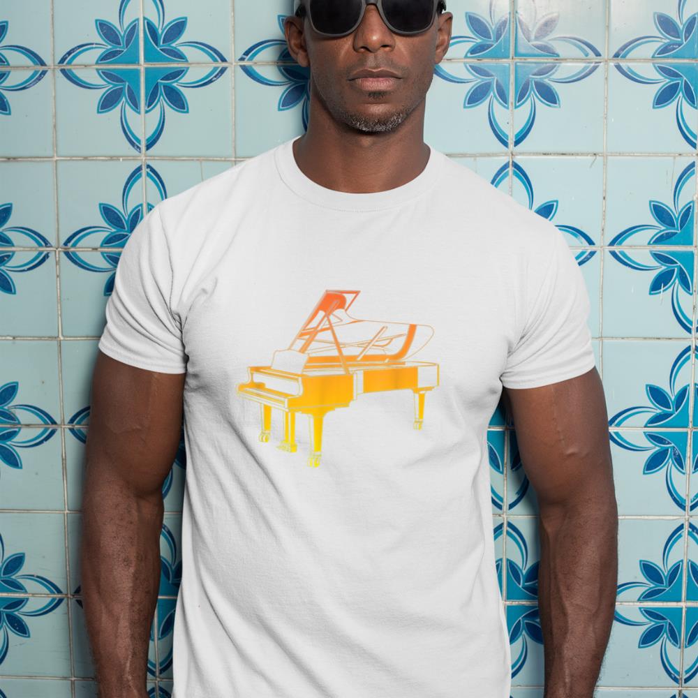 Piano Bench Musical Instrument Pianist T-Shirt