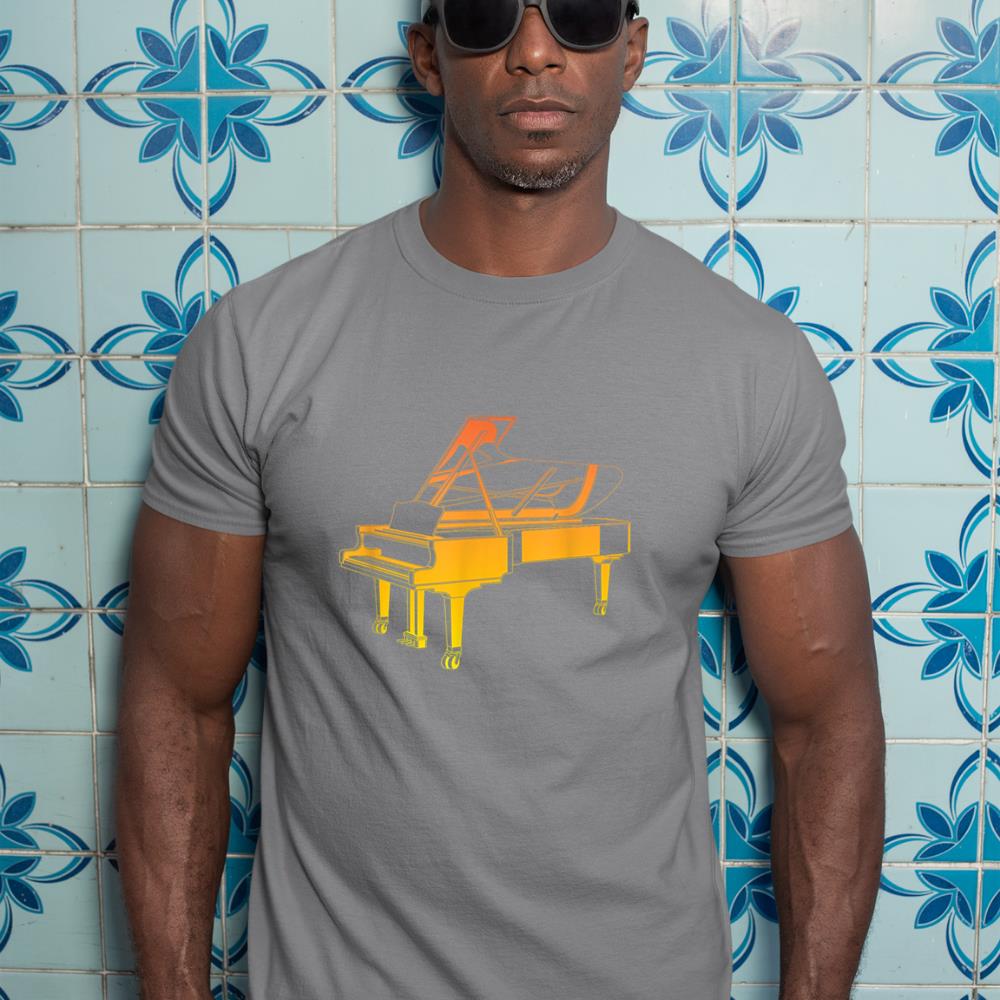 Piano Bench Musical Instrument Pianist T-Shirt