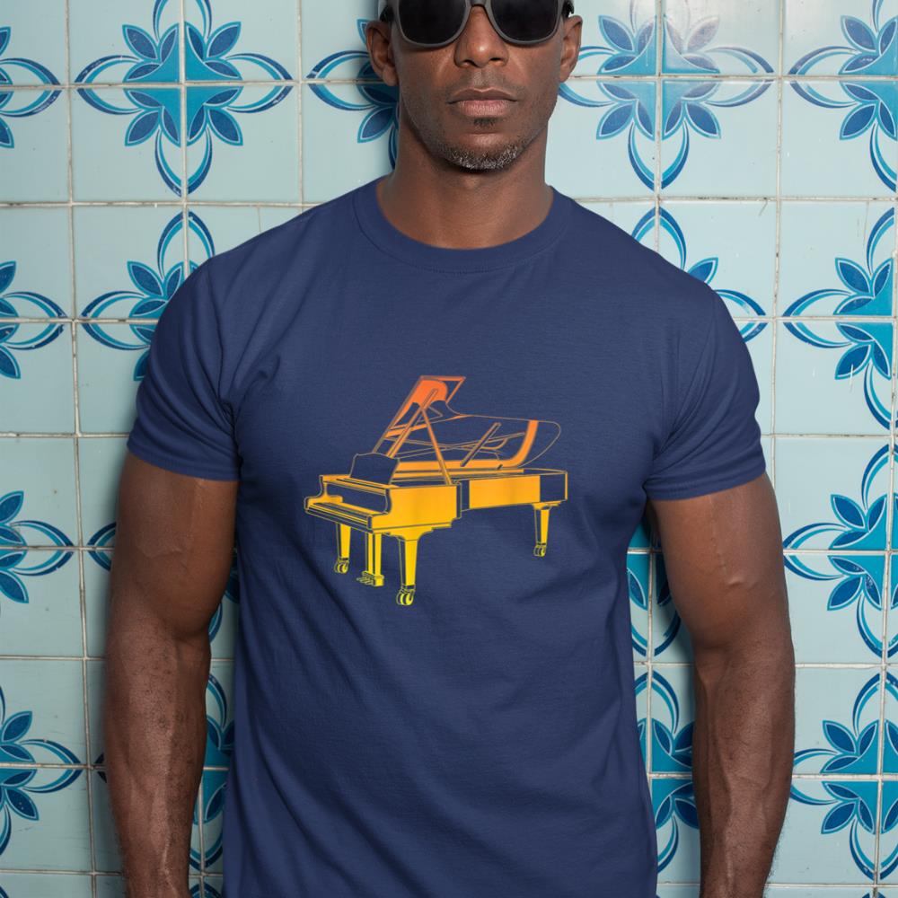 Piano Bench Musical Instrument Pianist T-Shirt