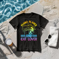 Piano Player And Cat Lover - Keyboardist Playing Piano Music T-Shirt