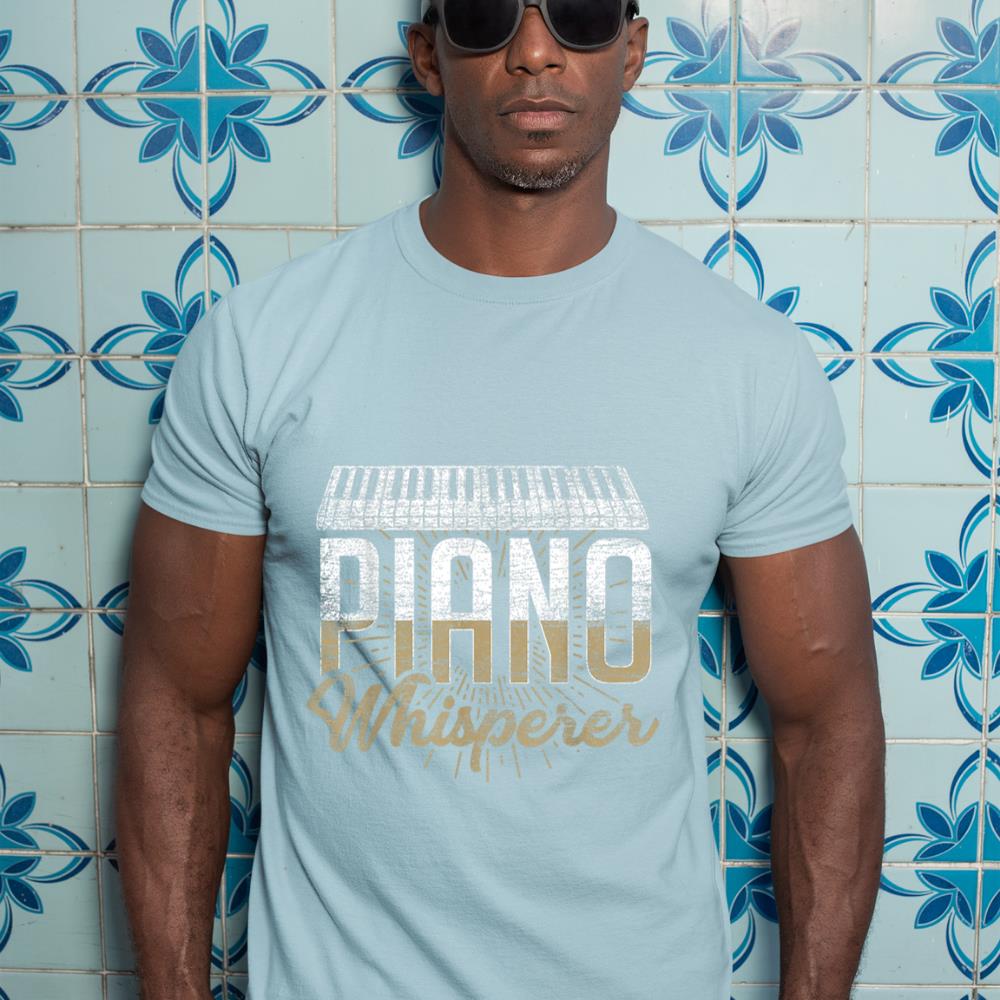 Piano T-Shirt Piano Whisperer Pianist Lover Musician Music T-Shirt
